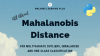 Mahalanobis Distance Feature
