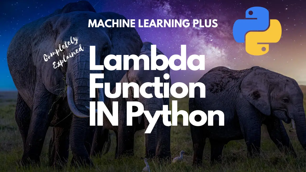 Lambda Function in Python - How and When to use? - Machine Learning Plus
