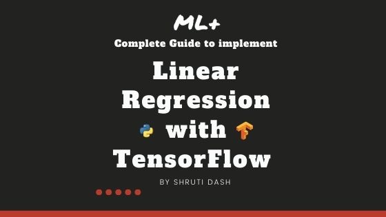 linear regression with tensorflow