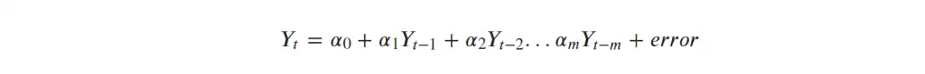 Granger causality equation 1